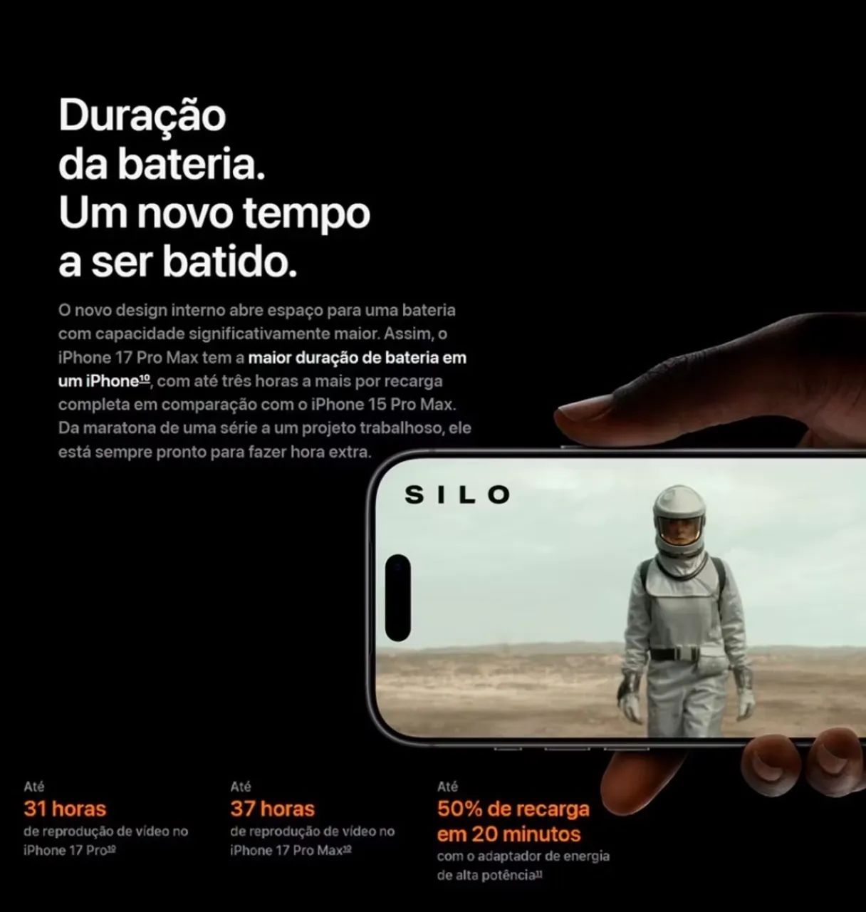 Troco Iphone 17 pro Max Orange - Foto 3