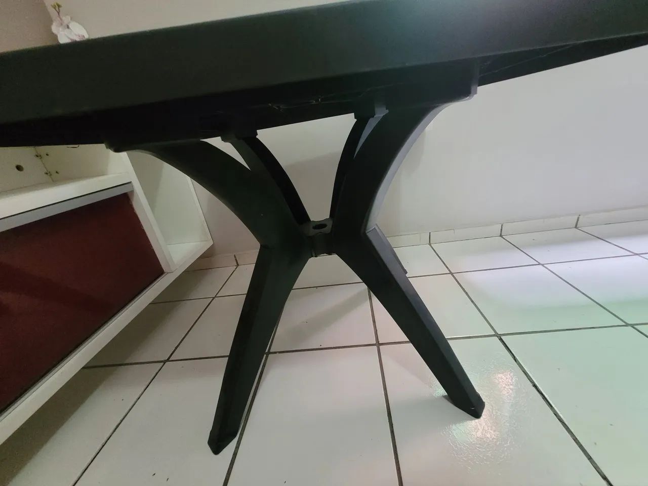 Mesa plástico 0.80 x 0.80 quadrada  - Foto 4