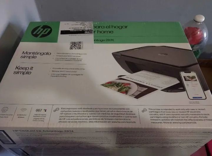 Impressora HP desktop advanteg Ink 2874 nova  - Foto 3