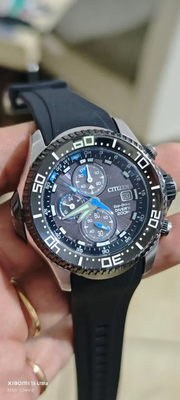 relogio citizen eco-drive weekender azul ca4211-721 - Acessórios