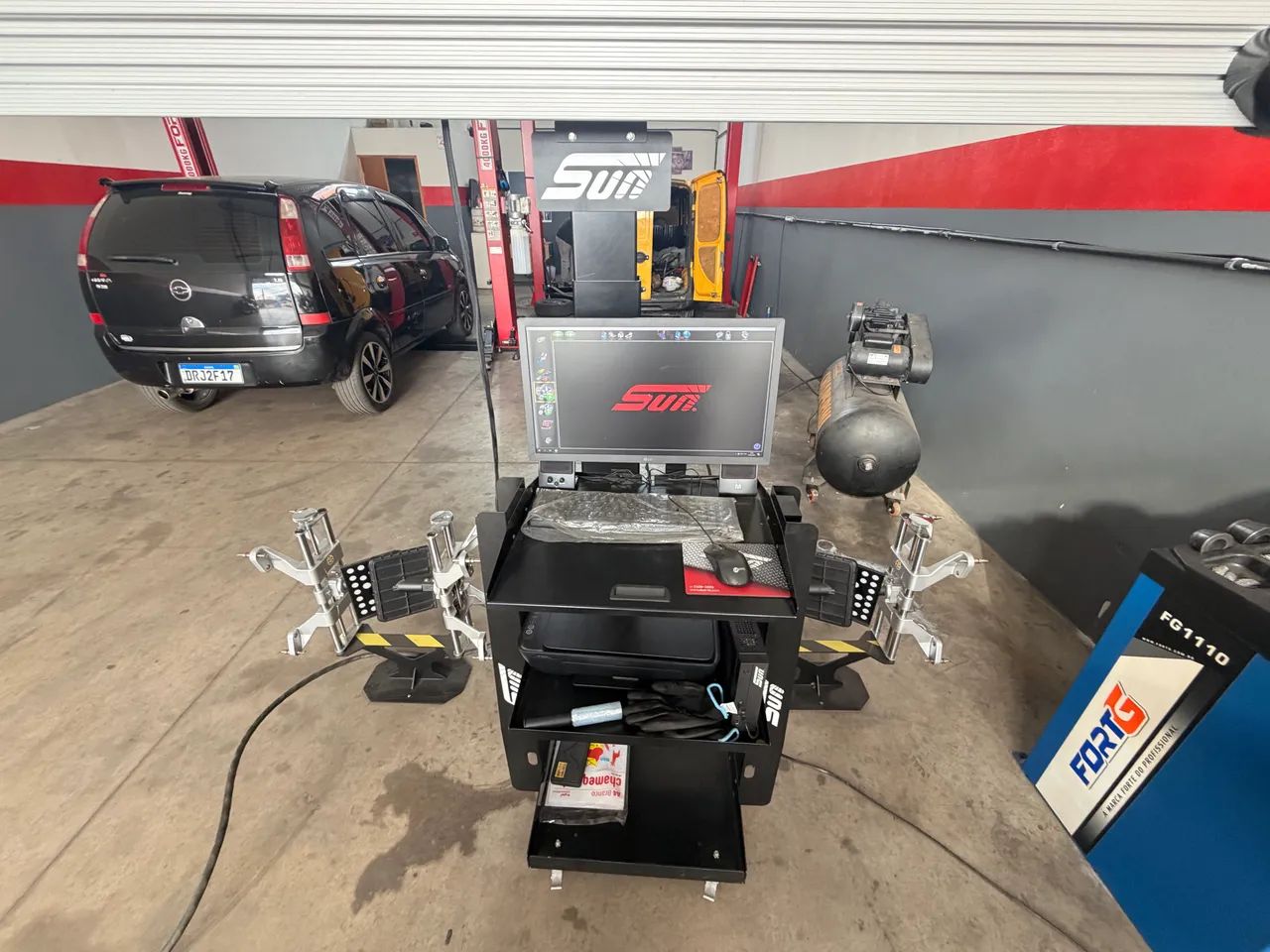 Alinhador de Direção automotivo 3D com Rampa  - Foto 4