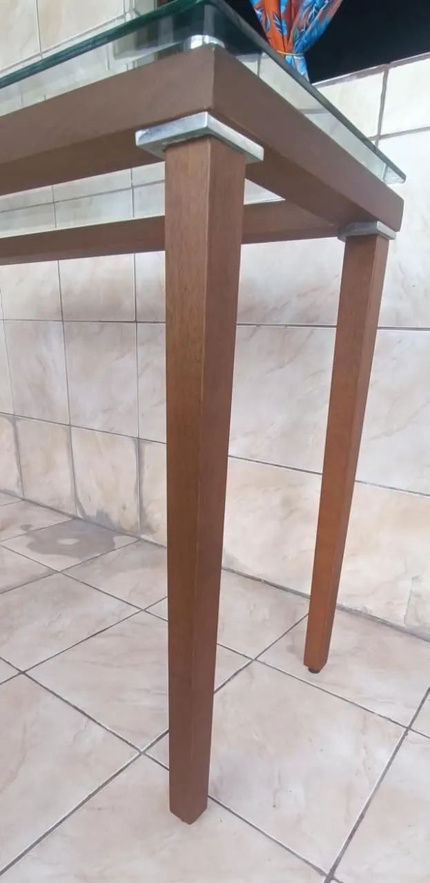 Mesa Aparadora de Jantar em Madeira - Foto 4