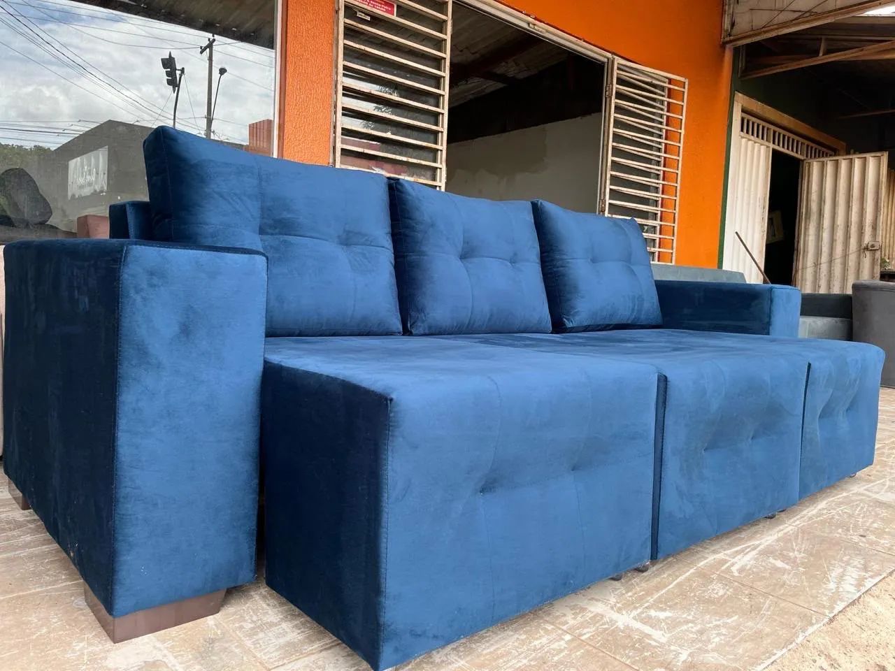 Oferta! Sofá retrátil modelo 3 Lugares  - Foto 2
