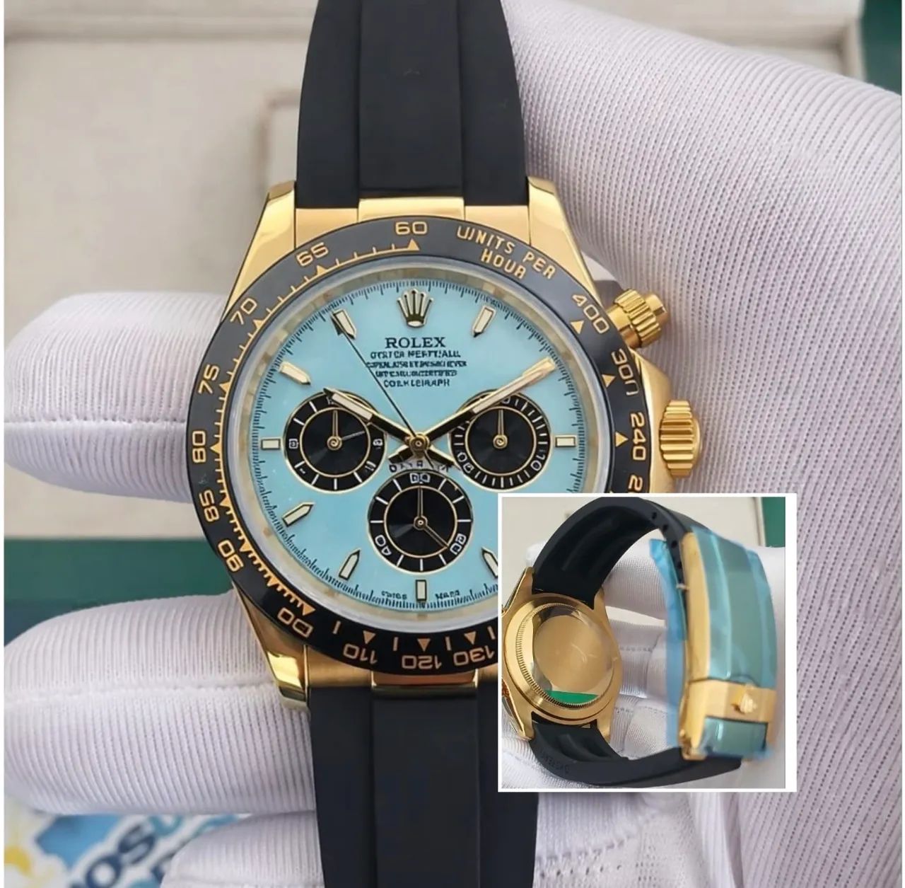 RELÓGIO DAYTONA FUNDO TIFFANY AUTOMÁTICO