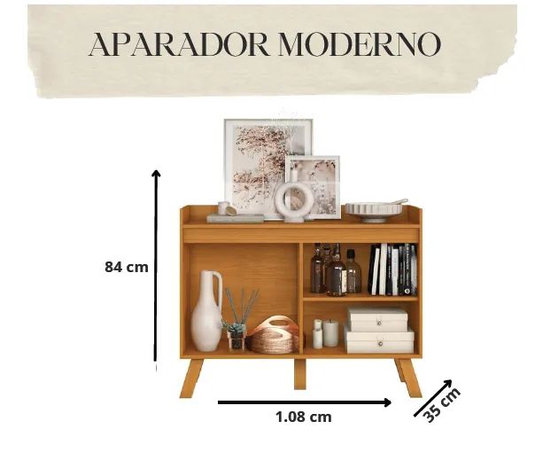 Aparador Moderno - Estilo, Organização e Sofisticação para Seu Ambiente - Foto 3