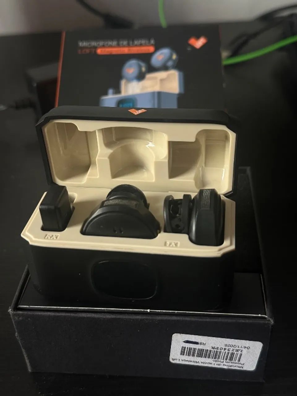 Microfone de lapela
