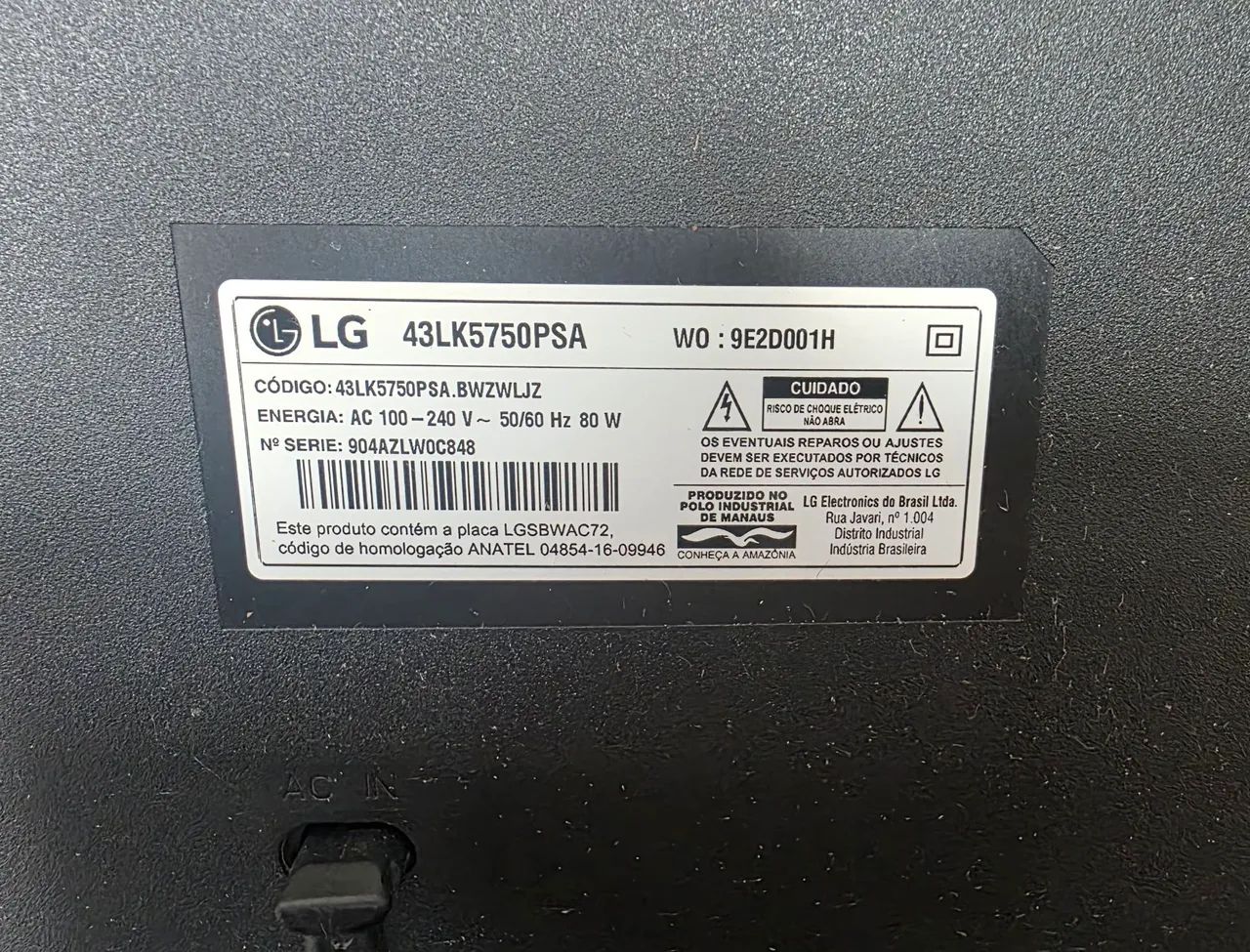 TELEVISAO TV SMART LG 43 Polegadas. - Foto 5