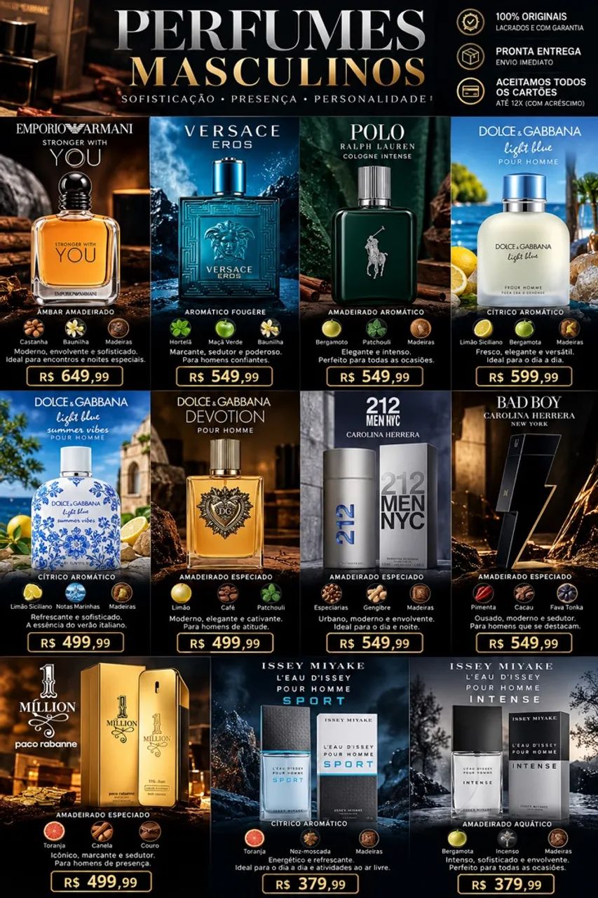 Perfumes Importados 100% Originais 