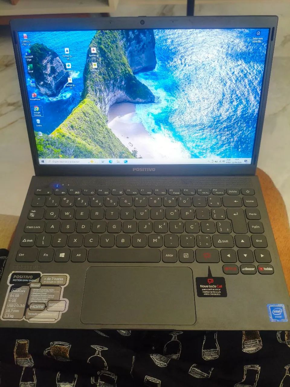 Vendo notebook positivo R$500/ contato *