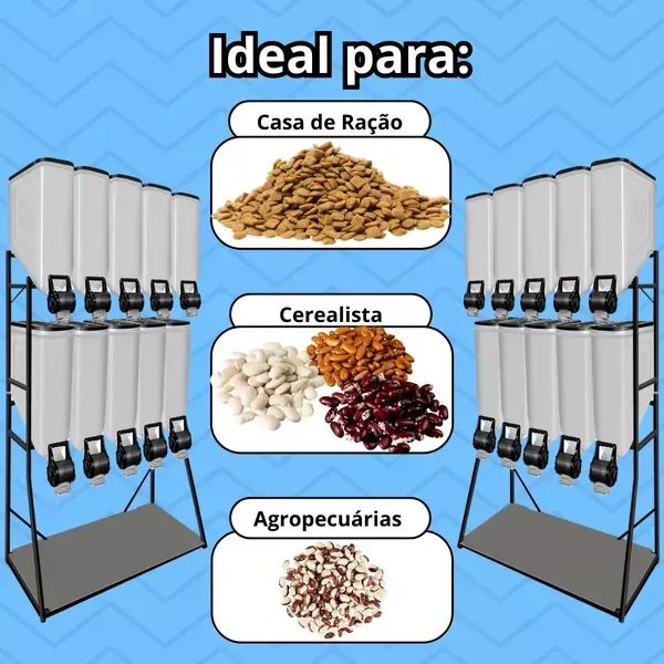 Expositor de Ração/ Dispenser 10x35l