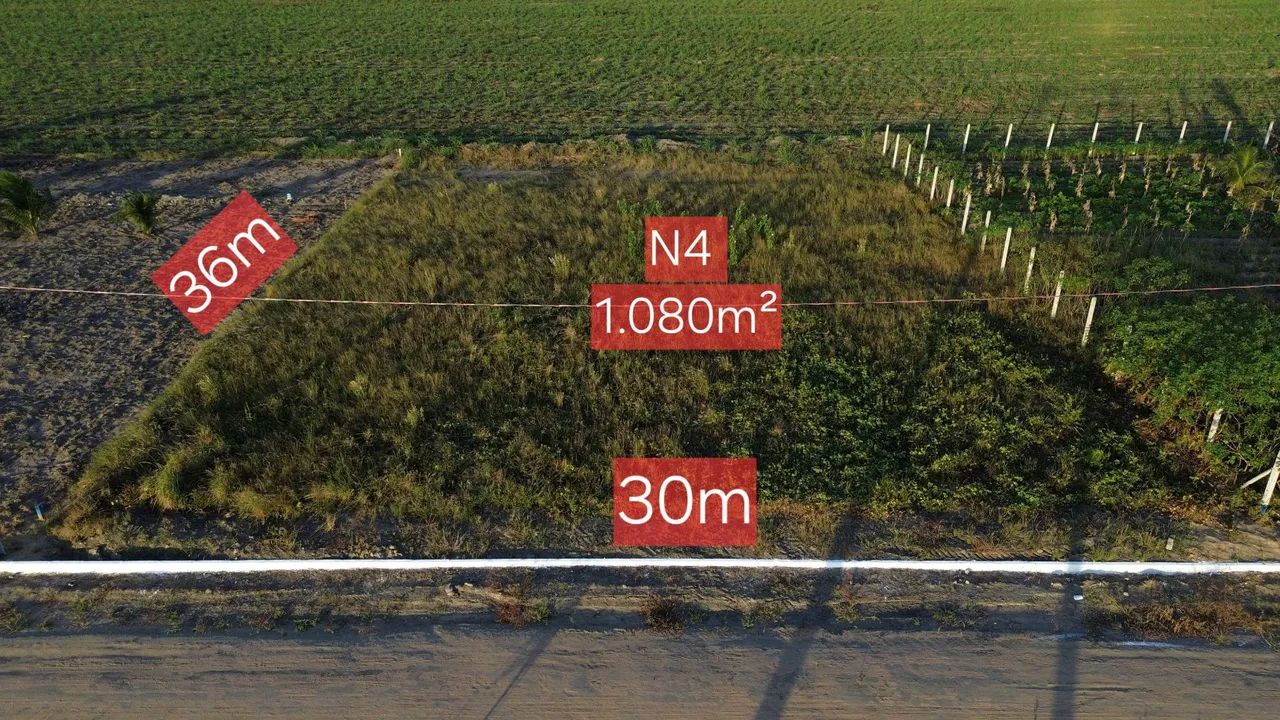 Terreno para chácara c/ 1080m²