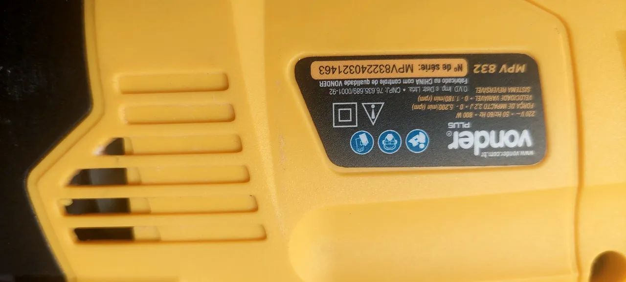 Martelete perfurador rompedor vonder plus 800w - Foto 5