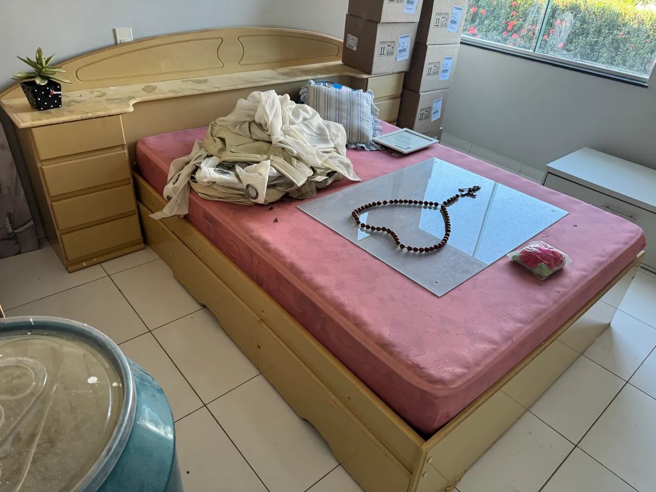1 Cama casal + 2 cama solteiro (SEM COLCHÕES) - Foto 3