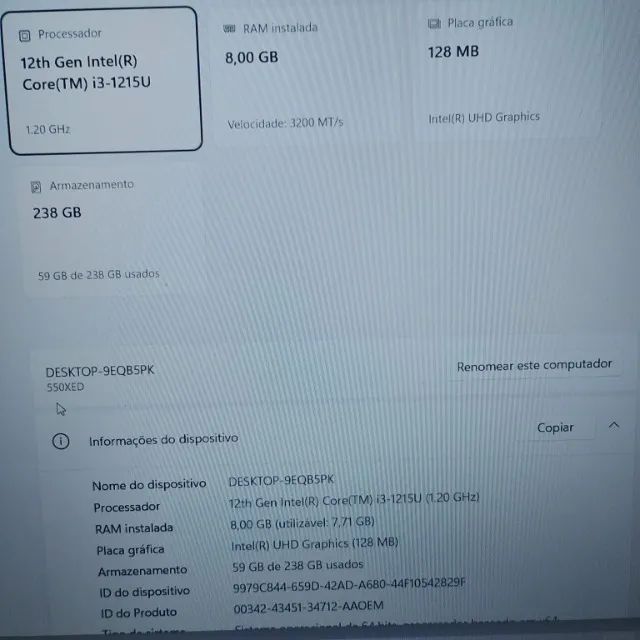 Samsung galaxybook 2 i3 12th (rapido) - Foto 3