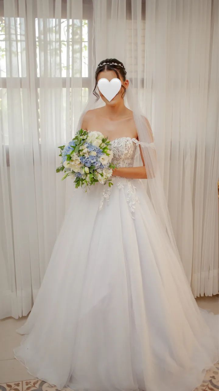 Vestido de Noiva romântico - Foto 2