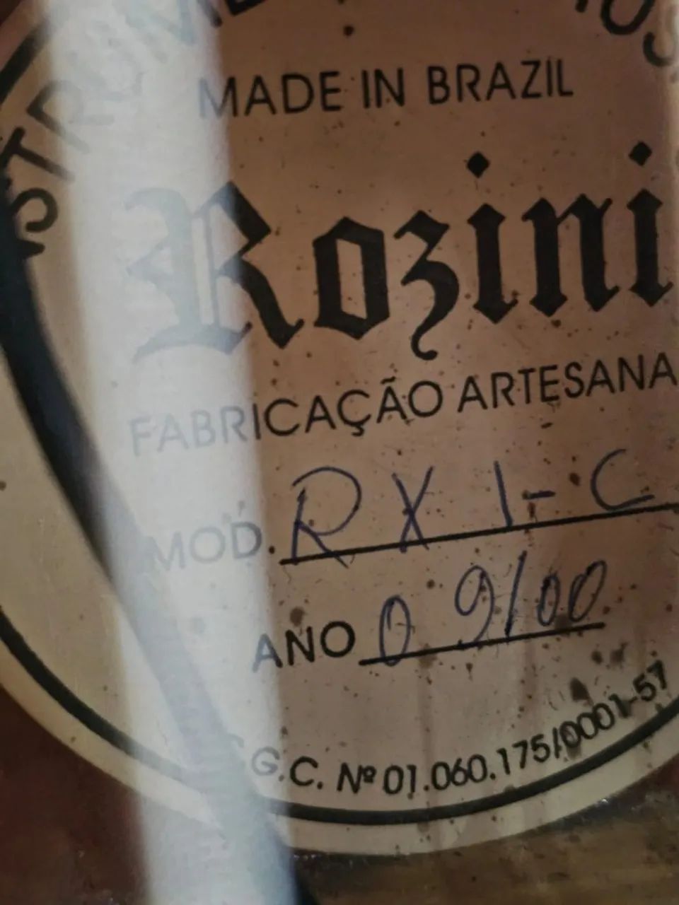 VIOLÃO ROZINI RX1-C ANO 2000 - Foto 5