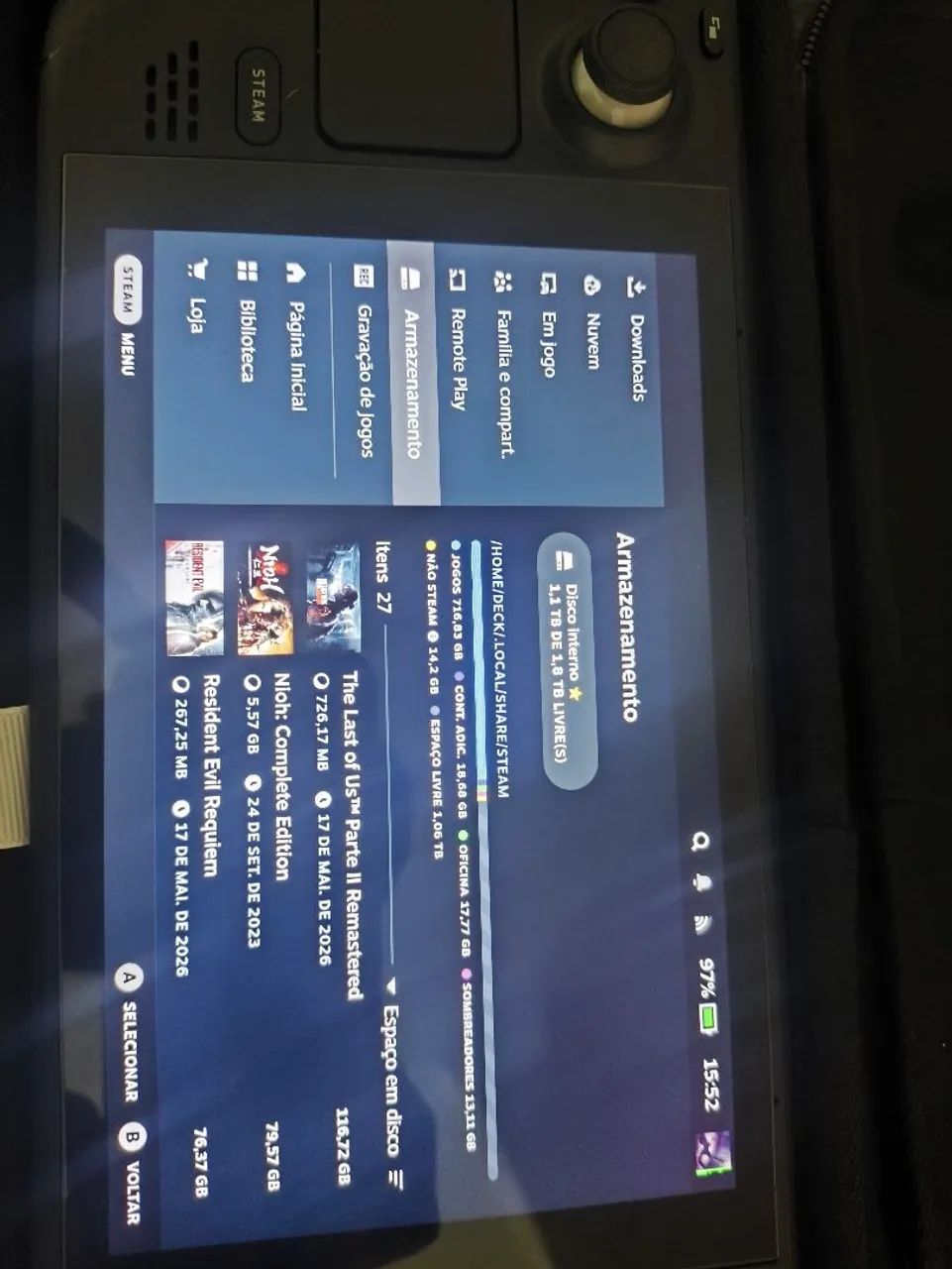 Steam deck LCD 2TB - Consoles de Vídeo Game - Jardim Diamantina