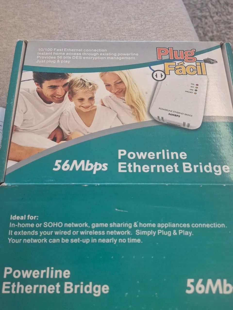 POWERLINE 56 Mbps ETHERNET BRIDGE - Foto 4
