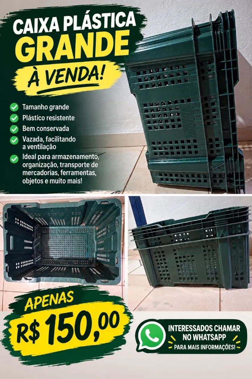 Caixa de plástico 