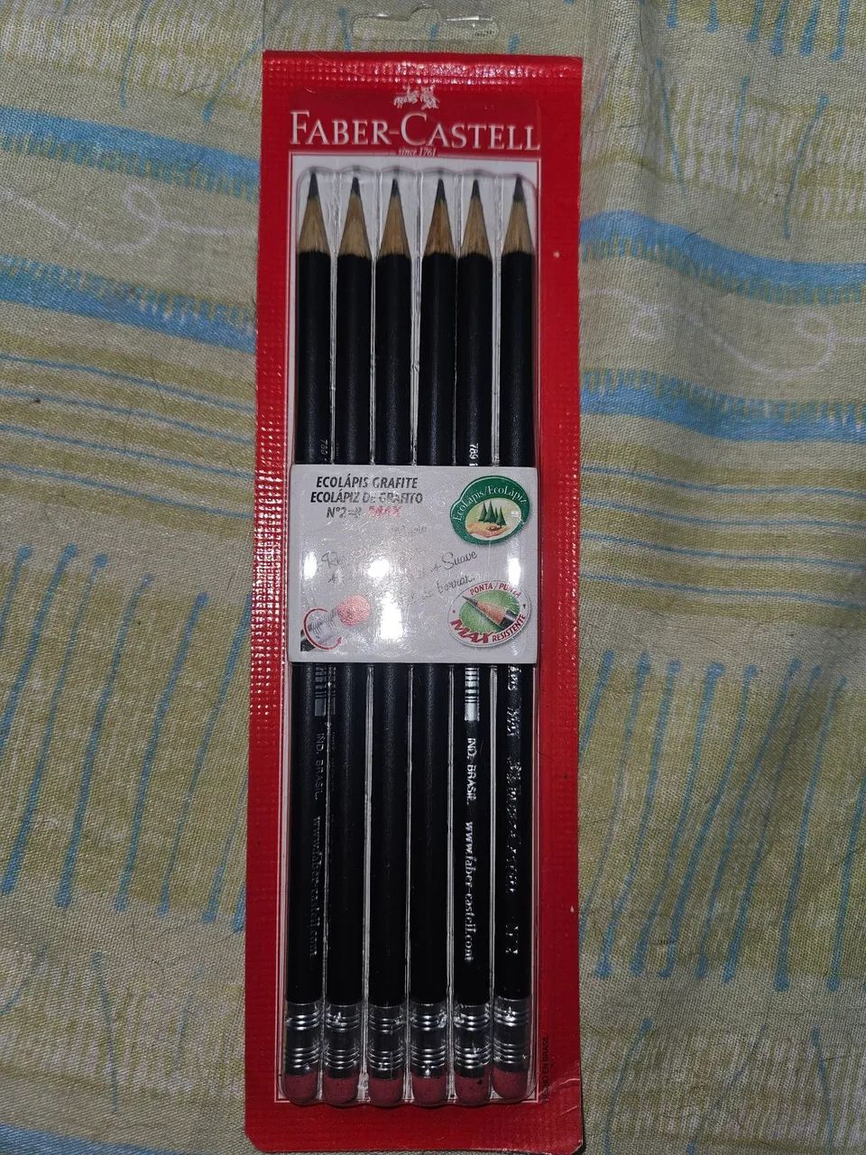 Kit de 6 Lápis Faber-Castell Novos