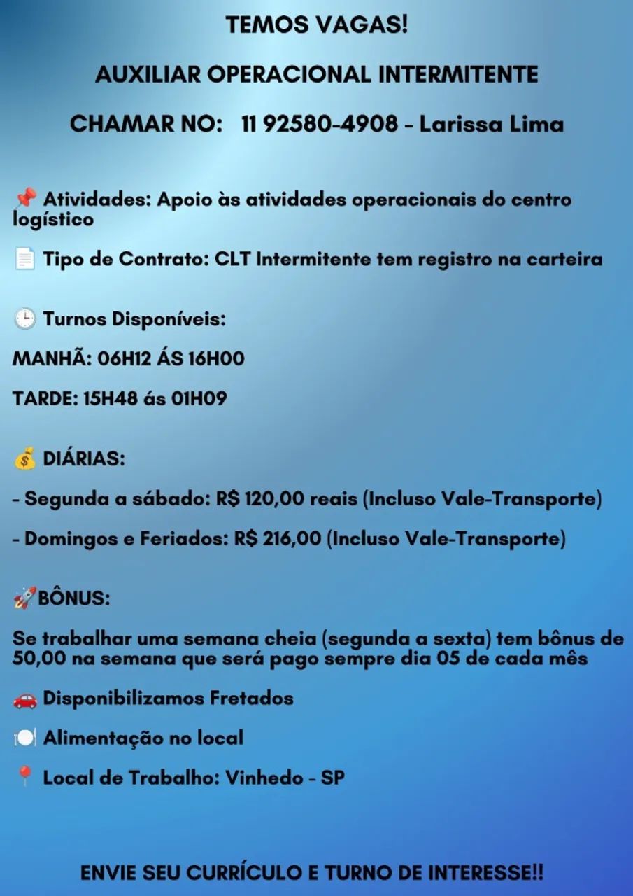 Auxiliar Operacional