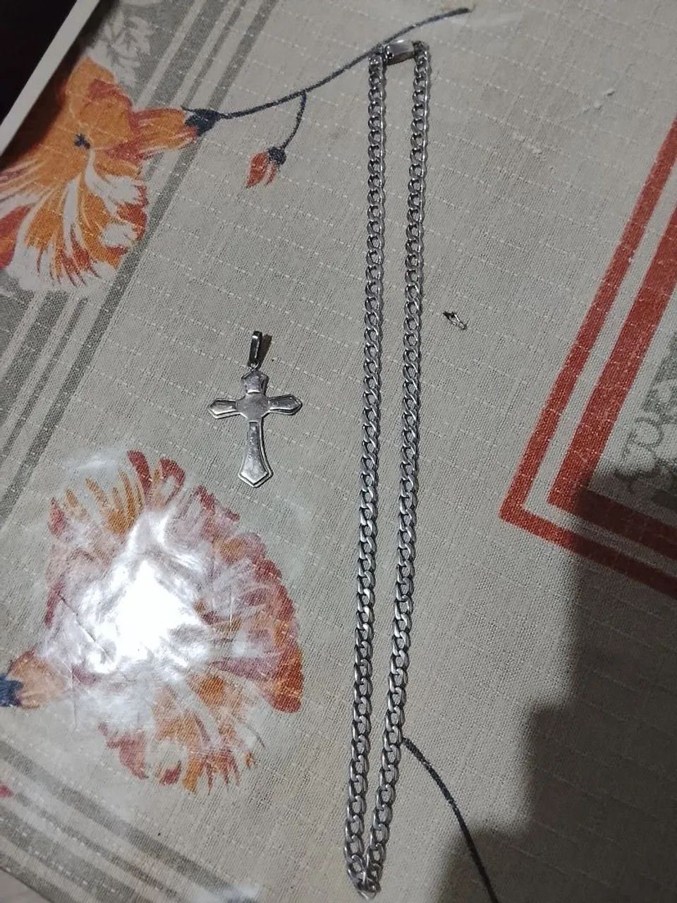 Corrente de prata com pingente  - Foto 4