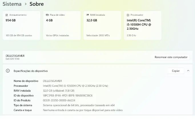 Notebook DELL Gamer G15 - Foto 4
