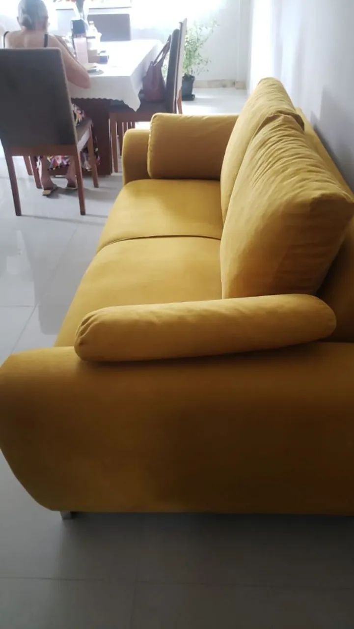 Sofá semi novo sem avarias - Foto 4
