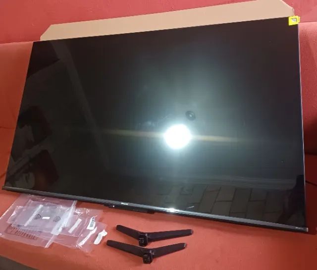 SMARTV 55 POLEGADAS (UHD 4K) HISENSE! NOVA (para retirada). TROCO! PARCELO 12X