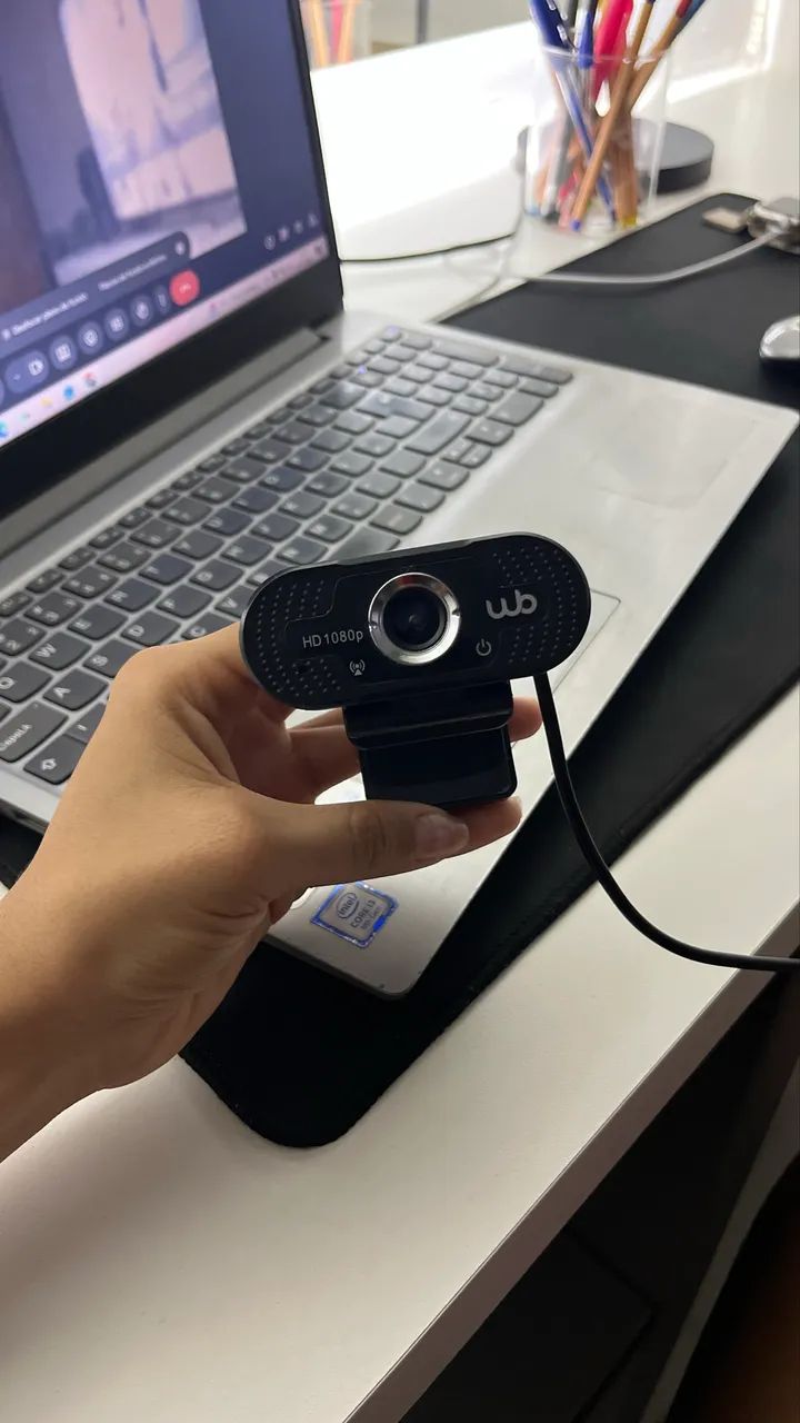 Webcam Full HD 1080p com Tripé - Foto 3