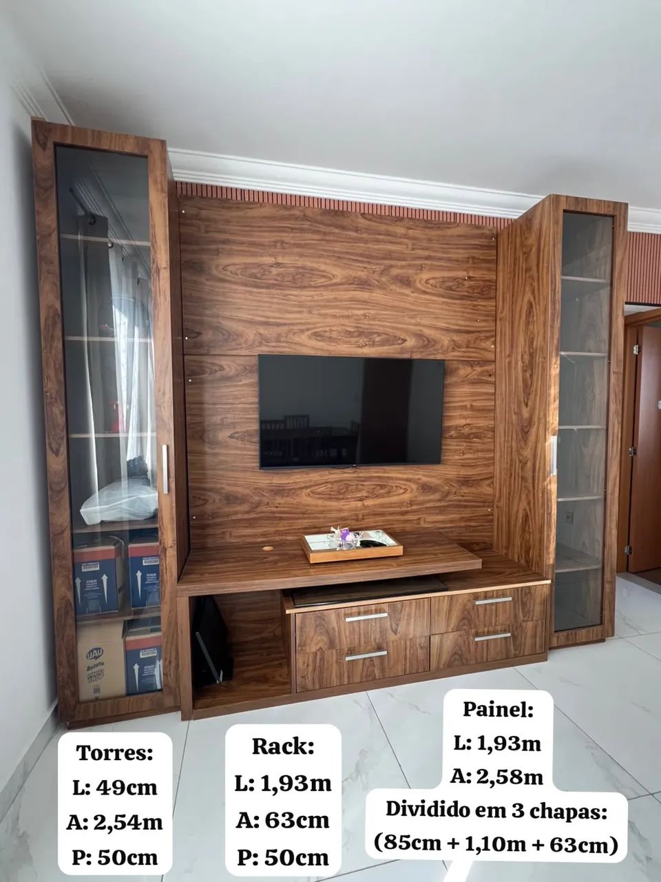Painel Home com cristaleira  - Foto 2