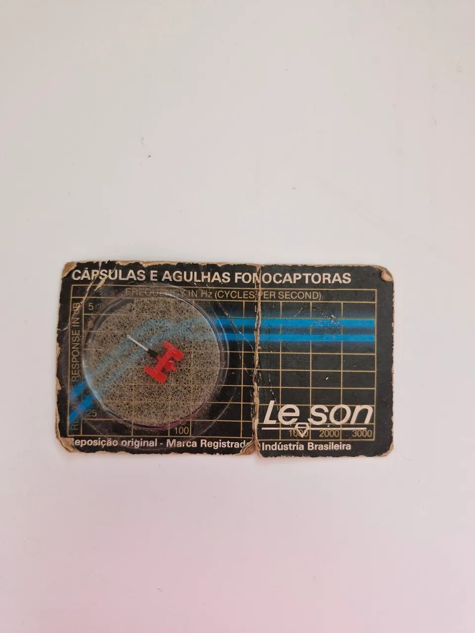 Cápsula e agulha fonocaptoras para toca-discos Leson