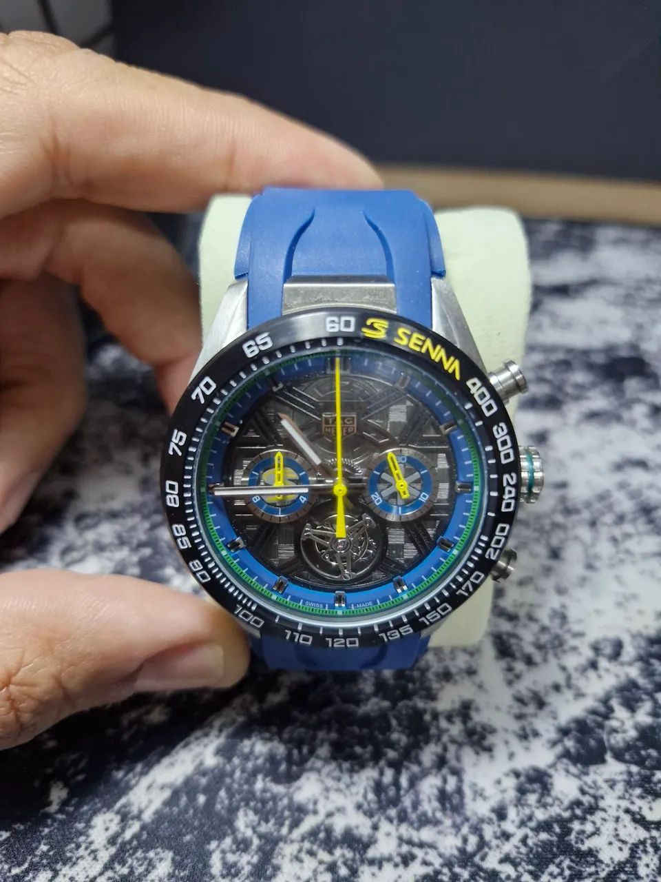 Relógio senna azul