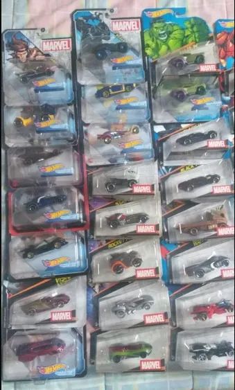 Hot Wheels coleção Marvel 37 carros - 17jcd (no Ferrari) - Foto 2