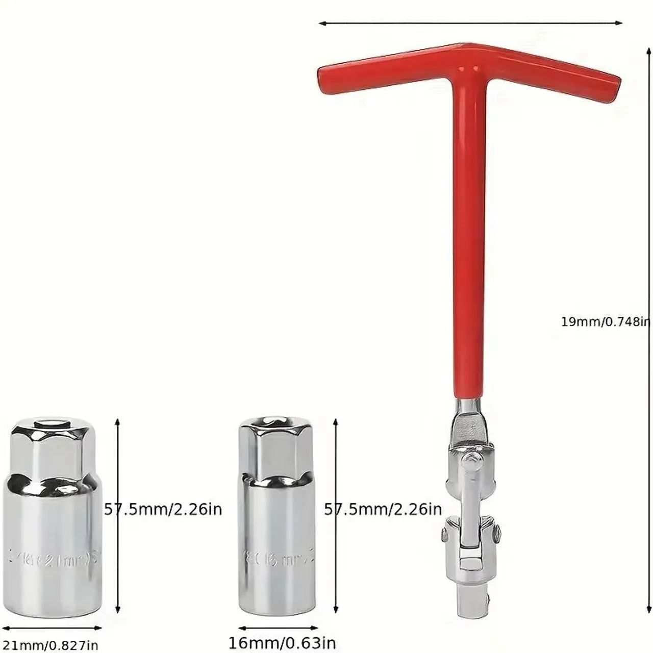 Chave De Vela Articulada 16mm/21mm Automotiva Veicular 2
