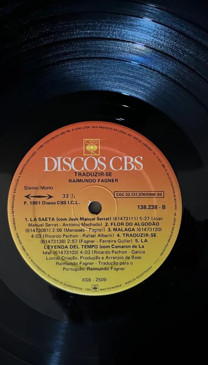 LP VINIL Fagner - Traduzir-se - Foto 4