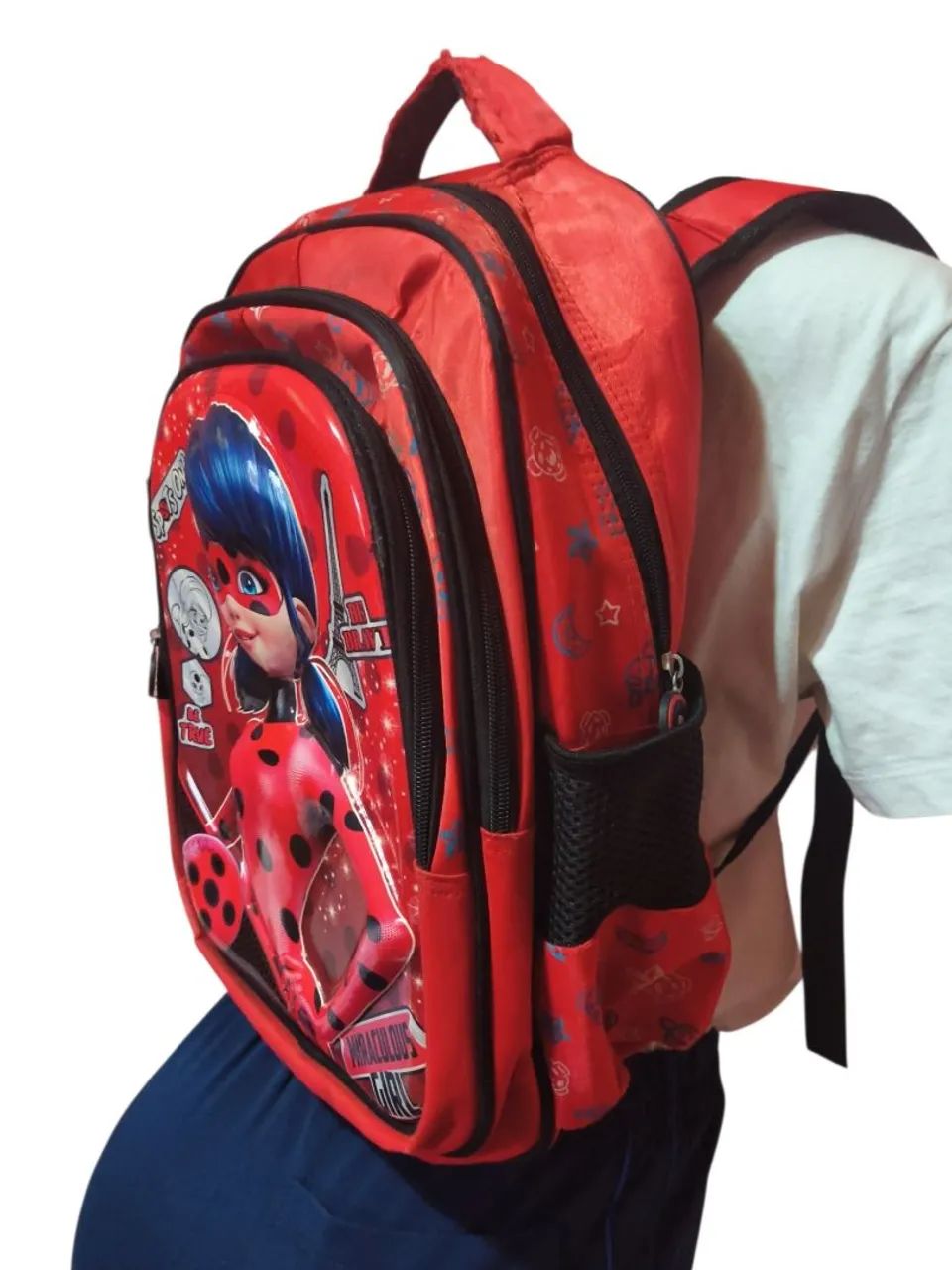 Mochila escolar infantil ladybug - Foto 3