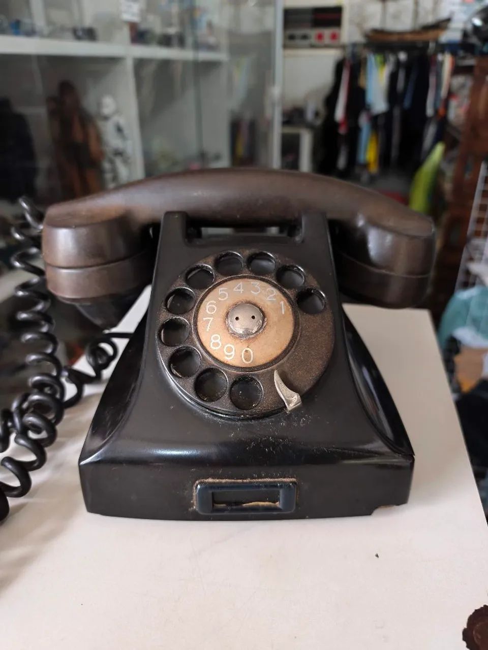 Telefone Preto antigo década 60 - Foto 2