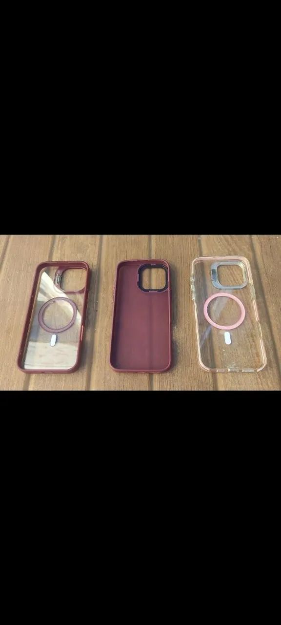 3 capinhas do iPhone  15 pro max por 20 reais - Foto 2