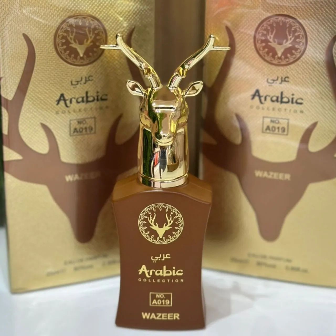 Perfume árabe miniatura wazeer 25 ml