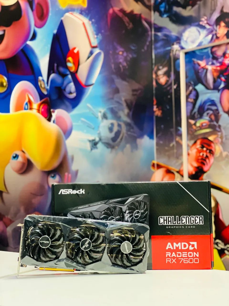 RX 7600 8GB AsRock Challenger, Triple Fan, NOVA - Em até 18x / Loja Física - Foto 6
