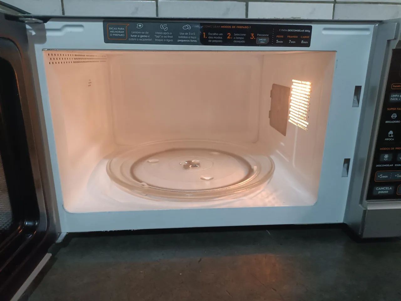 Microondas continental 31 litros prata - Foto 3