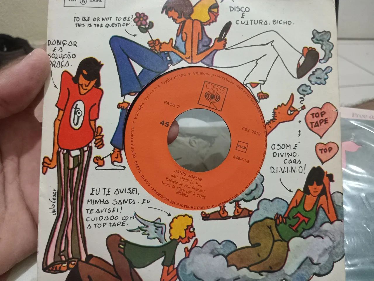 Lp compacto 45 rpm 7" Janes jopplin