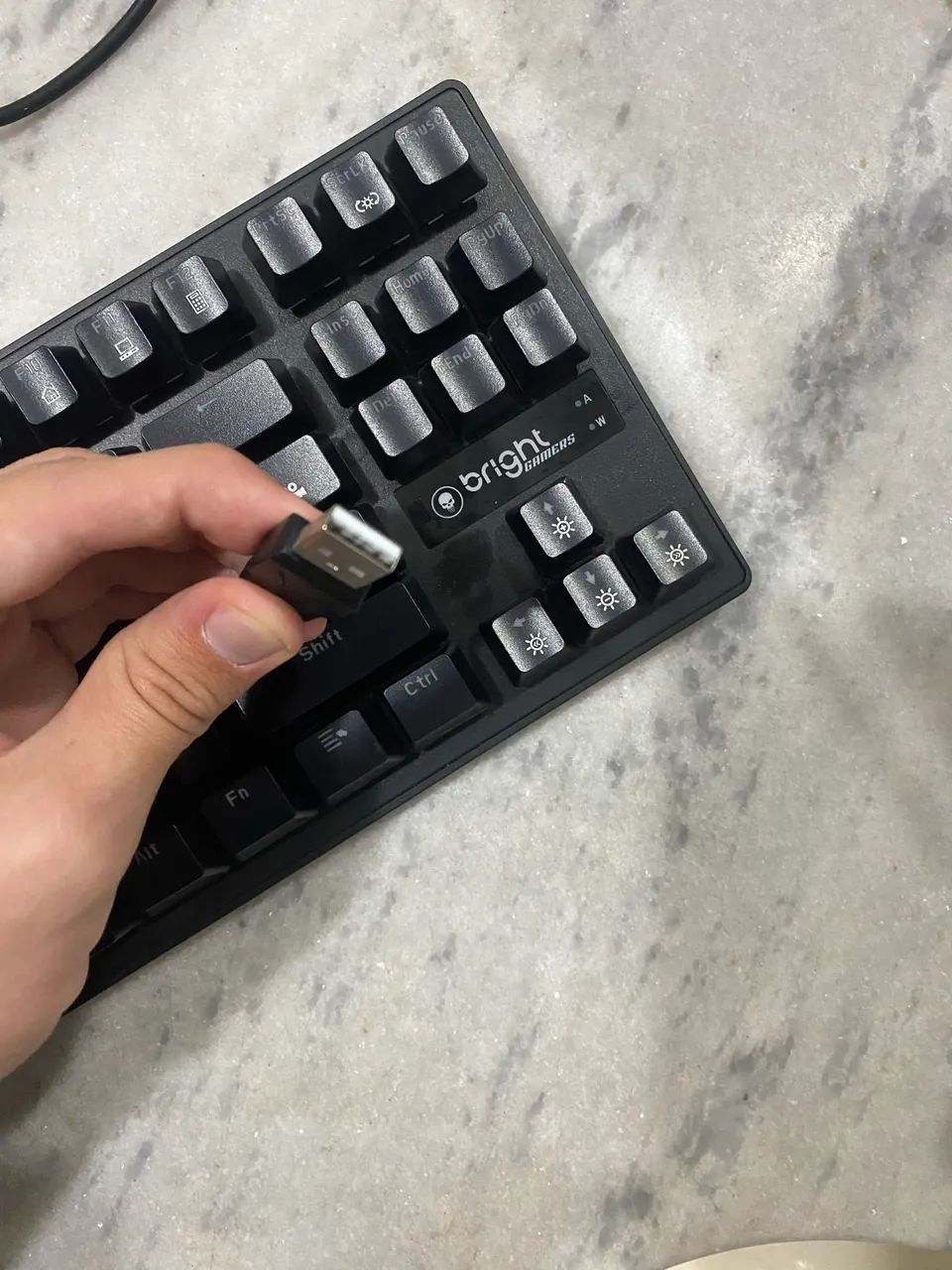 teclado mecânico bright gamer compact gtc559 - Foto 5