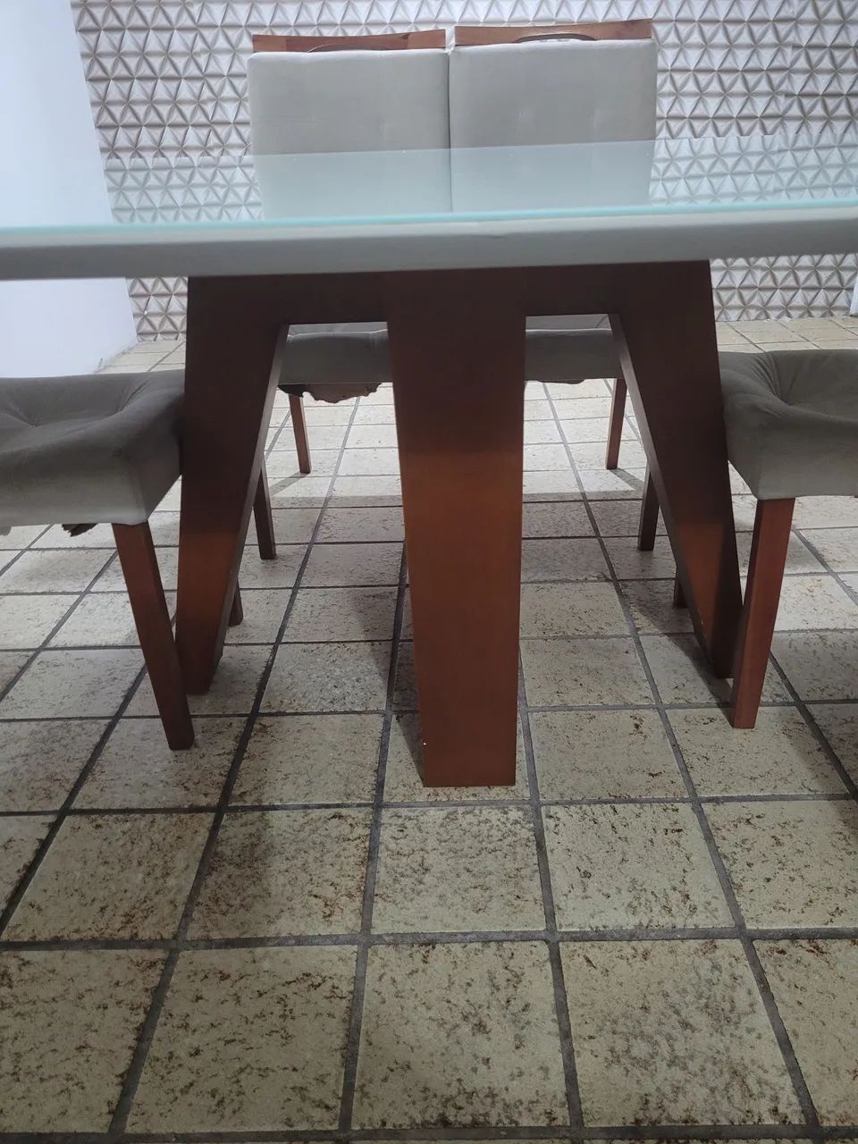Mesa Madeira Maciça para 8 Lugares - Foto 4