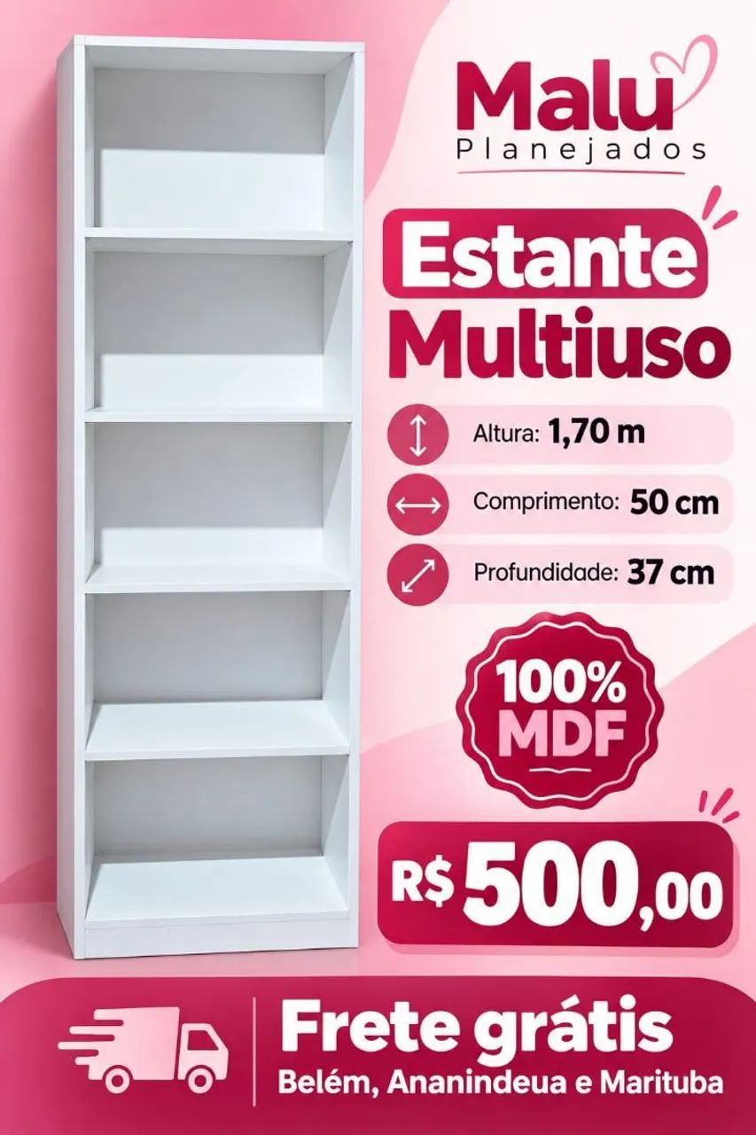 Promoção estante multiuso 