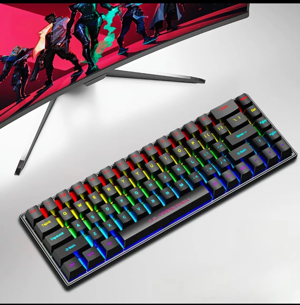 Teclado mecânico switch marrom NOVO? - Foto 3