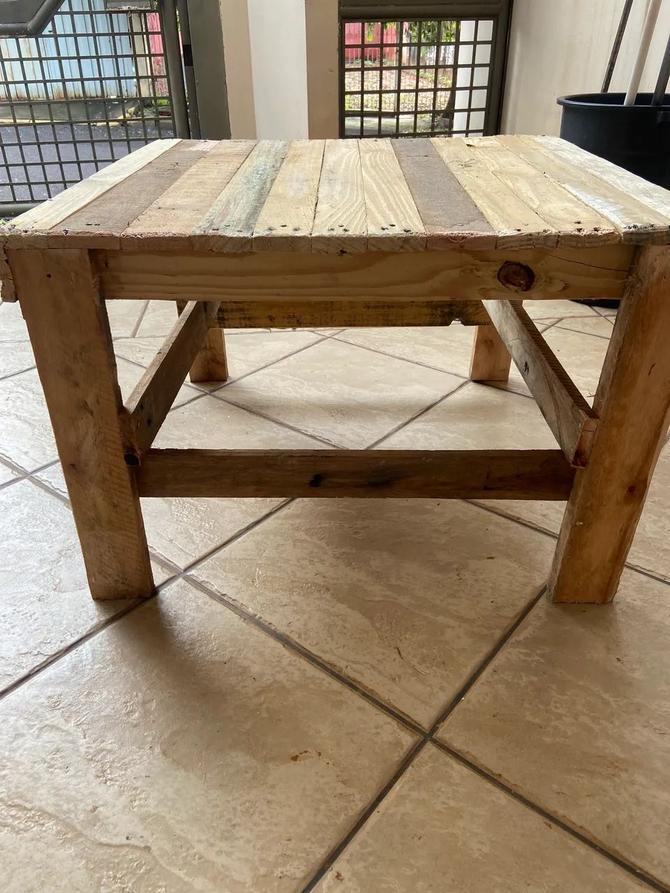 Mesa rustica pallet - Aceito cartao - Foto 4