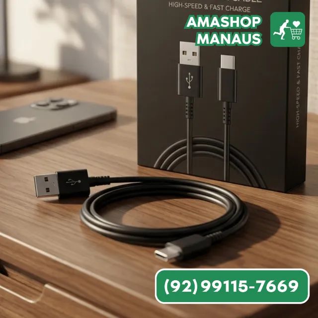 Cabo Usb C Carregamento Rapido Celular Android