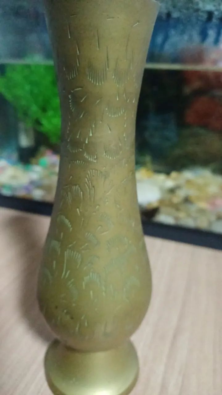 Vaso Indiano de latão ou bronze - Foto 3